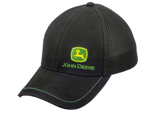 MCL201915011 - Casquette à maille avec logo JOHN DEERE noire - 1