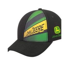 MCL201916011 - Casquette de baseball avec l’inscription JOHN DEERE imprimée noire - 1