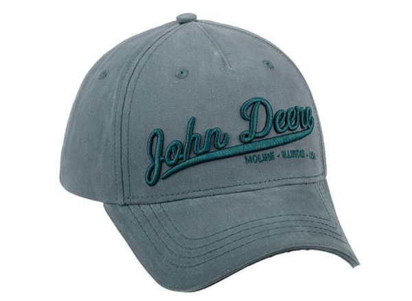 MCL201918011 - Casquette basecap JOHN DEERE 3D grise - 1