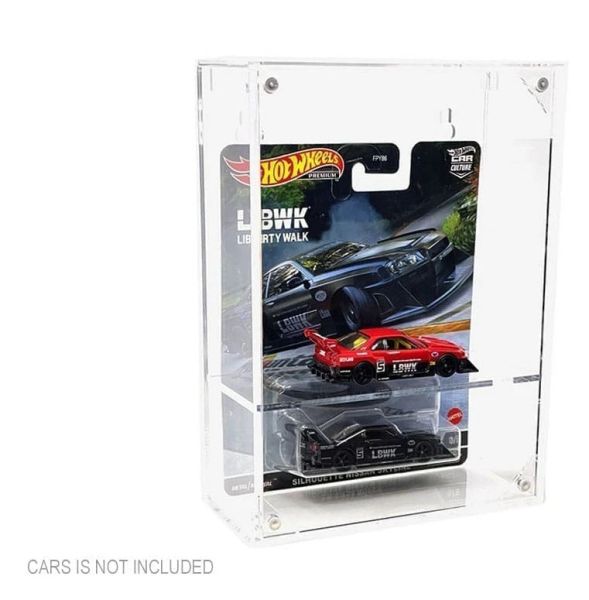 M2M-MJ15020 - Vitrine avec étagère amovible pour voiture blister 1/64 - 1