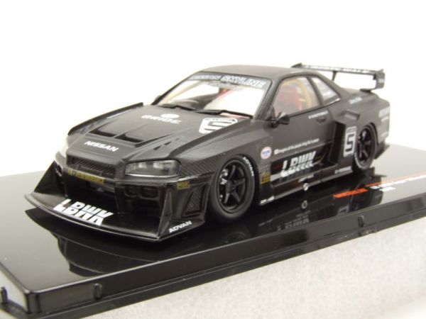 IXOMOC325.22 - NISSAN LB-ER34 Super Silhouette Skyline 2020 Noir - 1