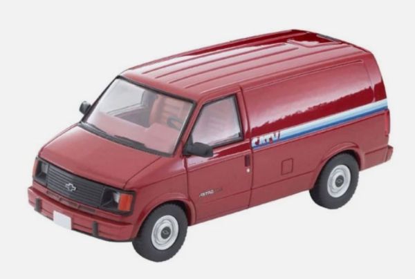 TOMLV-N344A - CHEVROLET Astro Van Rouge - 1