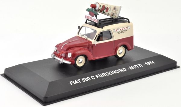 NET0009 - FIAT 500 C 1954 fabricant de sauce tomate italienne Mutti - 1