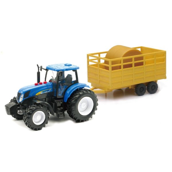 NEW01956 - NEW HOLLAND T7070 avec Bétaillere 2 Essieux Ech:1/24 - 1