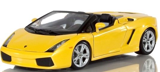 NEW19213H - LAMBORGHINI Gallardo Spyder cabriolet jaune - 1