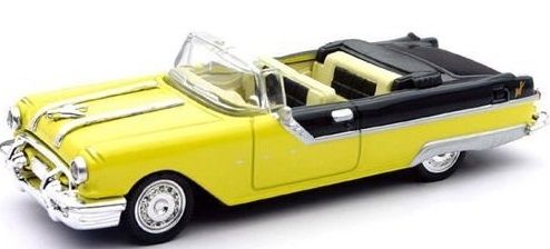 NEW48013Q - PONTIAC Starchief 1955 cabriolet jaune - 1