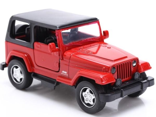 NEW50433DD - JEEP Wrangler rouge capote noir - 1