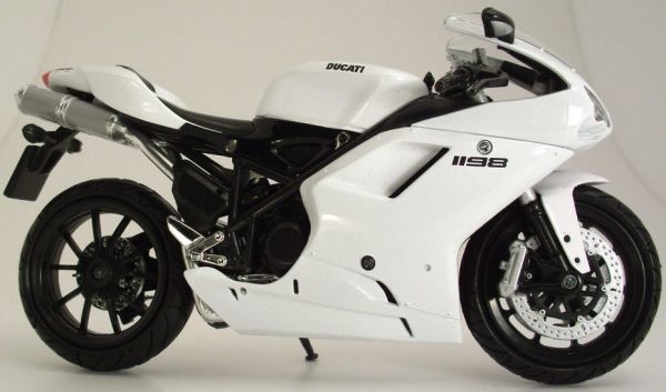 NEW57143 - DUCATI 1198 blanche - 1