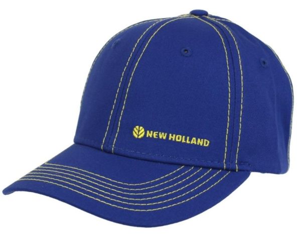 CASNH2185 - Casquette NEW HOLLAND Bleue logo jaune - 1