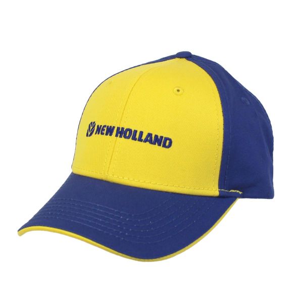 NH2186 - Casquette NEW HOLLAND Jaune et bleue - 1