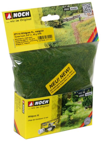 NOC07114 - Flocage herbes XL vert jaune 12mm - 1