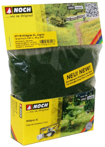 NOC07116 - Flocage herbes XL 12mm vert foncé 40grs - 1