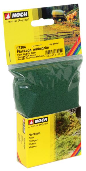NOC07204 - Sachet de flocage Vert moyen 20grs - 1