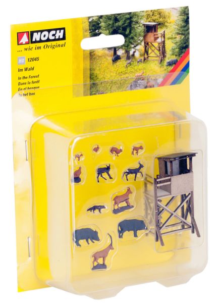 NOC12045 - Set d'animaux de la forêt avec mirador - 1