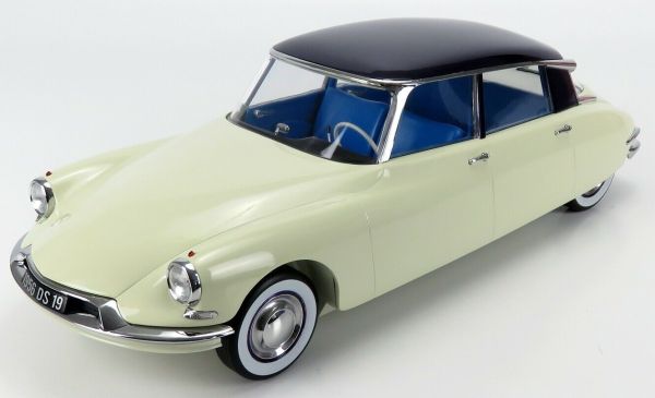 NOREV121565 - CITROEN DS 19 1956 champagne toit aubergine - 1