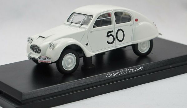 NOREV151396 - CITROEN 2CV Dagonet #50 blanche rallye des Charentes 1956 - 1