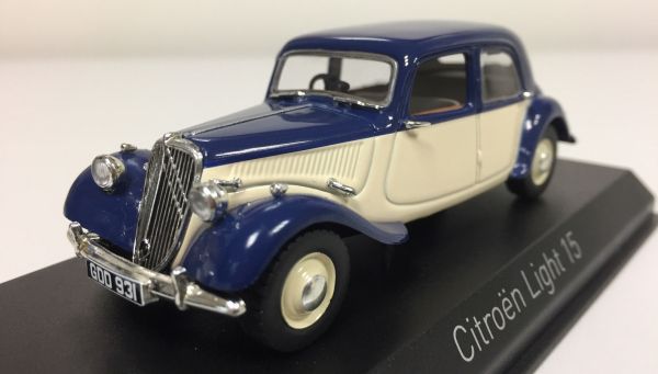 NOREV153051 - CITROEN 15 Light 1949 bleue et crème - 1