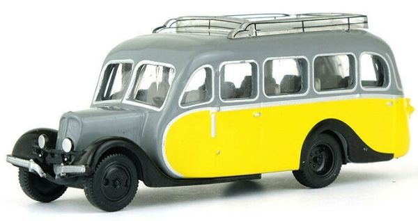 NOREV159925 - Bus CITROEN U23 1947 jaune toit gris - 1