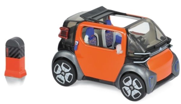 NOREV159990 - CITROEN AMI-ONE orange Concept car Salon de Genève 2019 - 1