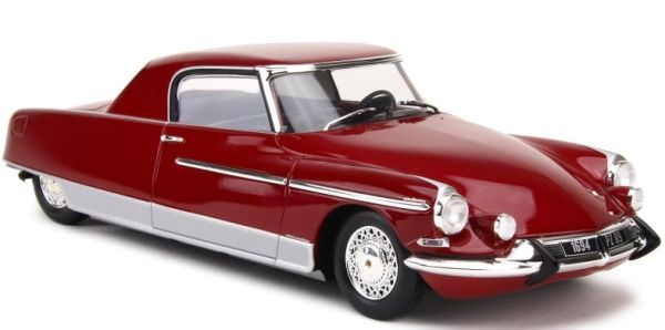 Miniature Norev 1/43 Citroën DS Coupé Chapron Le Dandy 1959 – Rouge Toit Noir – AU582