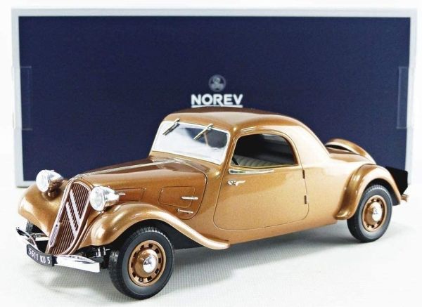 NOREV181441 - CITROEN Traction Avant Coupé 11B 1939 marron métallisée - 1
