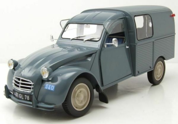 NOREV181491 - CITROEN 2CV fourgonnette AK350 1966 bleue gris - 1