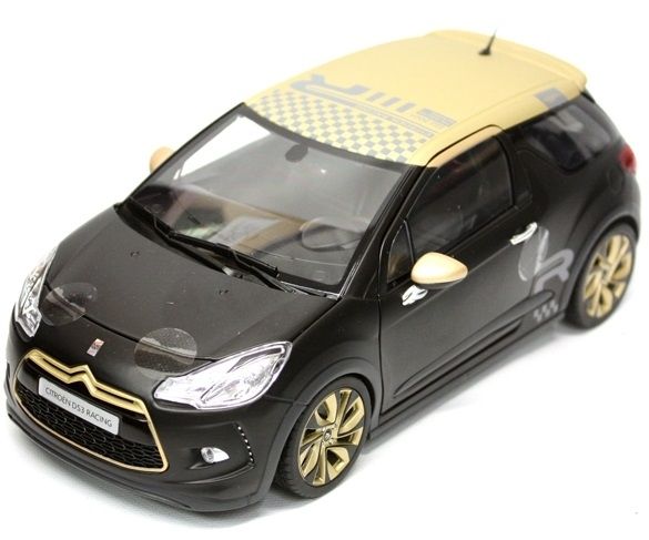 NOREV181547 - CITROEN DS3 Racing 2013 noire mat et toit or - 1