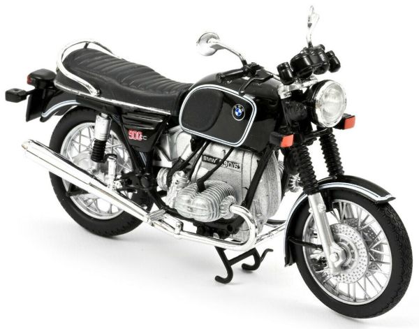 NOREV182035 - Moto BMW R90/6 1974 noire - 1