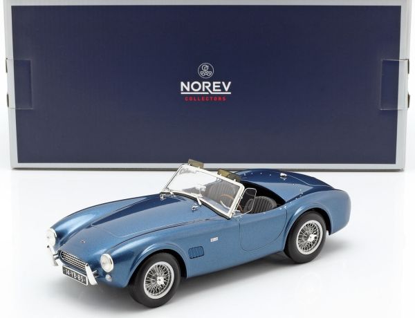 NOREV182753 - AC Cobra 289 1963 découverte bleue métallique - 1
