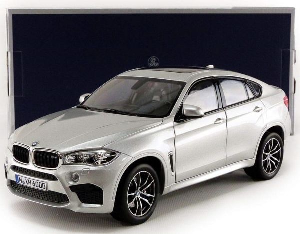 NOREV183200 - BMW X6 M 2015 gris clair métal - 1