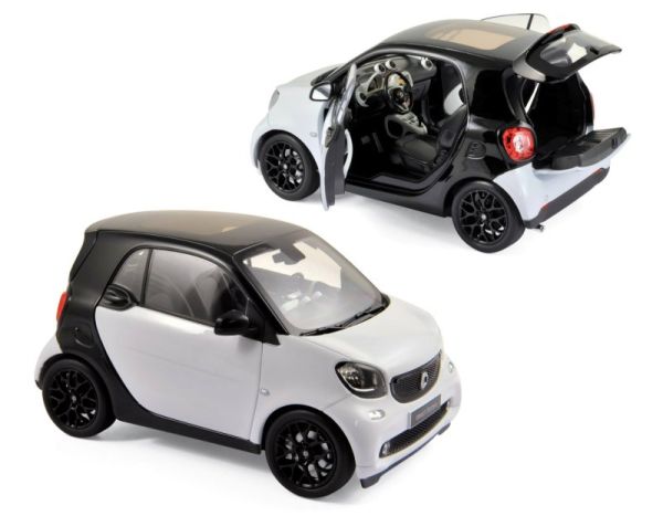 NOREV183430 - SMART ForTwo 2015 blanc noir - 1