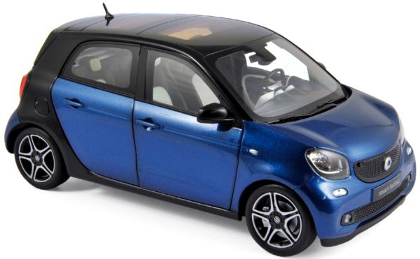 NOREV183435 - SMART ForFour 2015 bleu noir - 1
