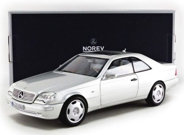 NOREV183446 - MERCEDES BENZ CL600 coupé 1997 gris métallisé - 1