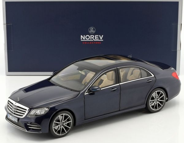 NOREV183478 - MERCEDES BENZ Class-S AMG Line 2018 bleue métal - 1