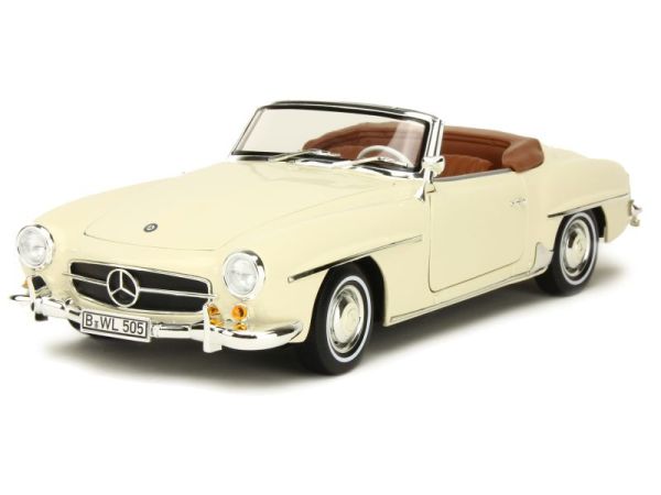 NOREV183539 - MERCEDES BENZ 190 SL 1957 cabriolet ivoire capote démontable - 1