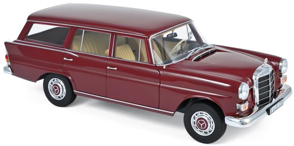 NOREV183576 - MERCEDES BENZ 200 Universal 1966 break familiale rouge sombre - 1