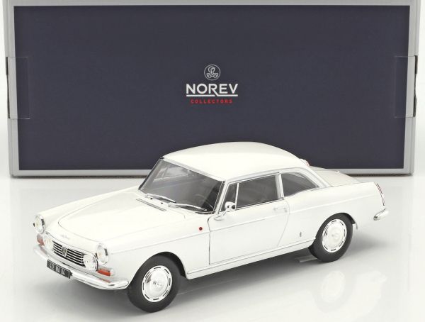 NOREV184831 - PEUGEOT 404 coupé 1967 blanc - 1