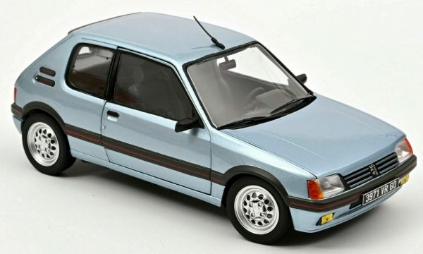 NOREV184857 - PEUGEOT 205 Gti 1.6 1988 bleue topaze - 1
