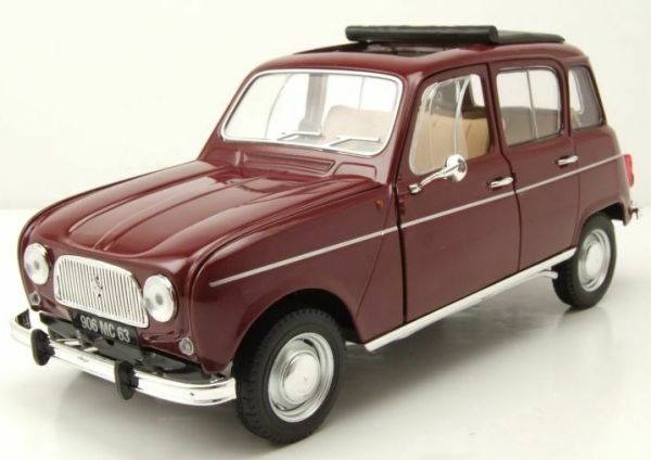 NOREV185187 - RENAULT 4 L 1966 rouge sombre - 1