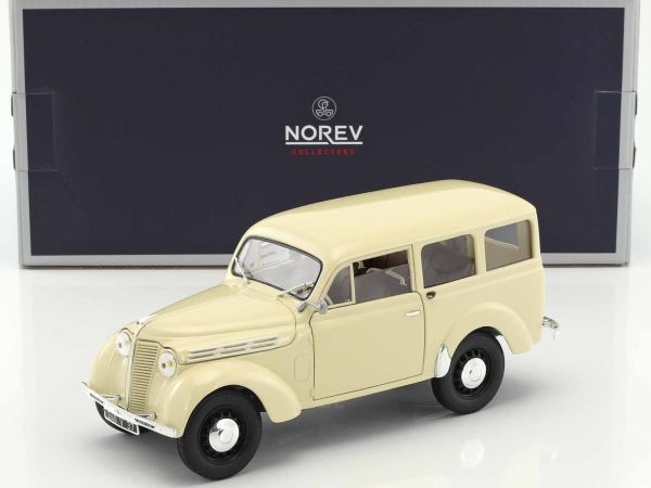 NOREV185260 - RENAULT Juvaquatre break 1951 Elfenbein crème - 1