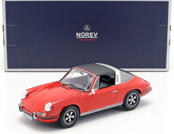 NOREV187634 - PORSCHE 911 T Targa 1971 rouge - 1