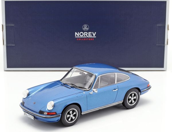NOREV187641 - PORSCHE 911 S 1973 bleue métallisée - 1