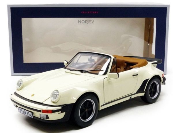 NOREV187661 - PORSCHE 911 Turbo cabriolet 1987 Ivoire - 1