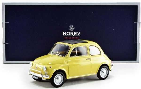 NOREV187772 - FIAT 500L 1971 jaune Tahiti limitée à 500 exemplaires - 1