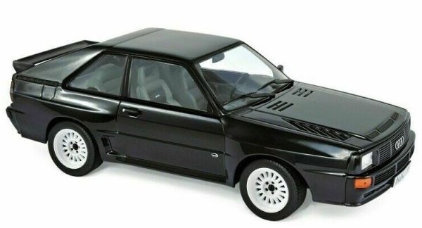 NOREV188315 - AUDI Quattro Sport 1985 noire - 1