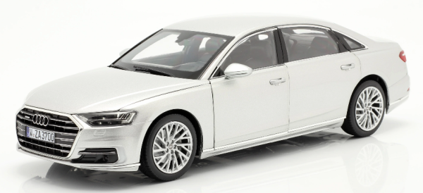 NOREV188366 - AUDI A8L 2018 grise - 1