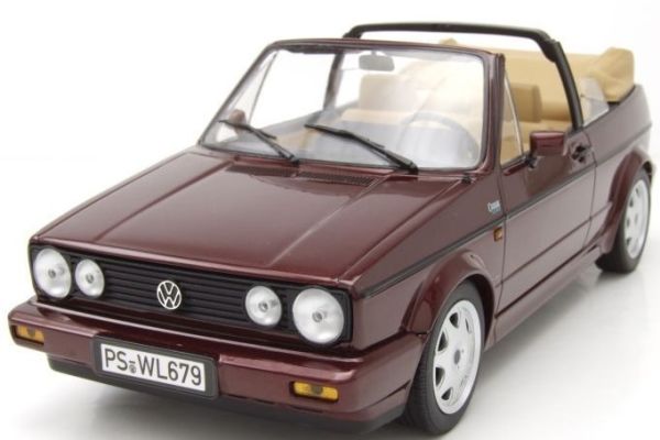 NOREV188403 - VOLKSWAGEN Golf cabriolet Classic Line 1992 rouge métal - 1