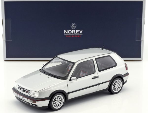 NOREV188419 - VOLKSWAGEN Golf III GTI 20ème anniversaire 1996 grise - 1