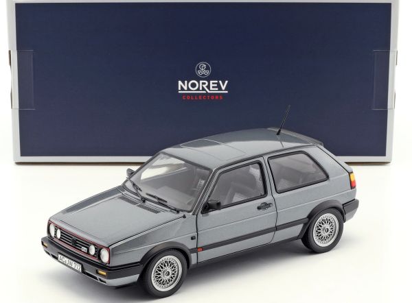 NOREV188442 - VOLKSWAGEN Golf II GTI 1990 grise métal - 1