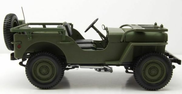 Jouet Ancien Jeep Willys Militaire, Tôle Mécanique, JRD-FAIVRE-RCP, Collection